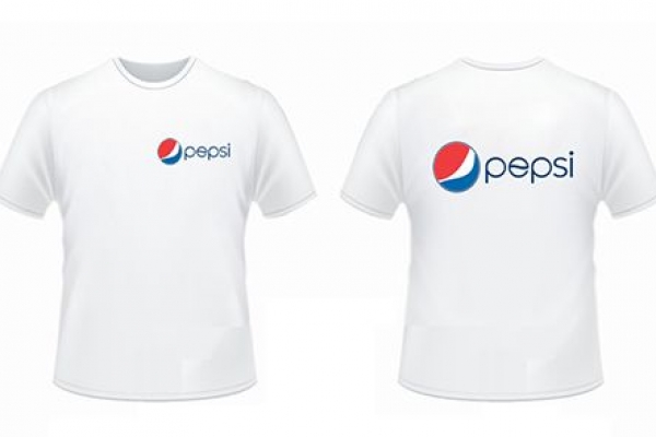 Đồng phục áo thun tay ngắn cổ tròn Pepsi