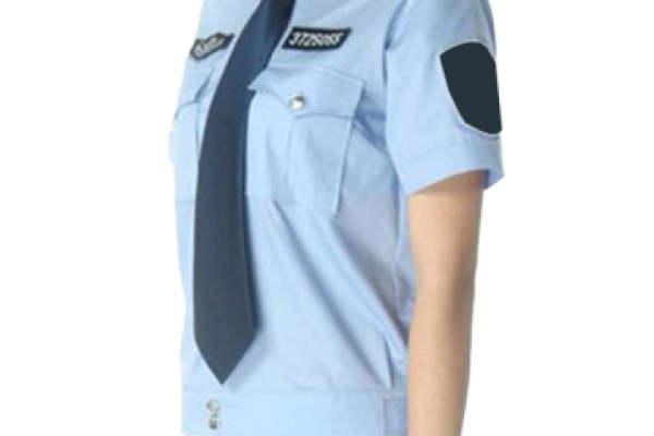 Đồng phục bảo vệ nữ màu xanh tay ngắn
